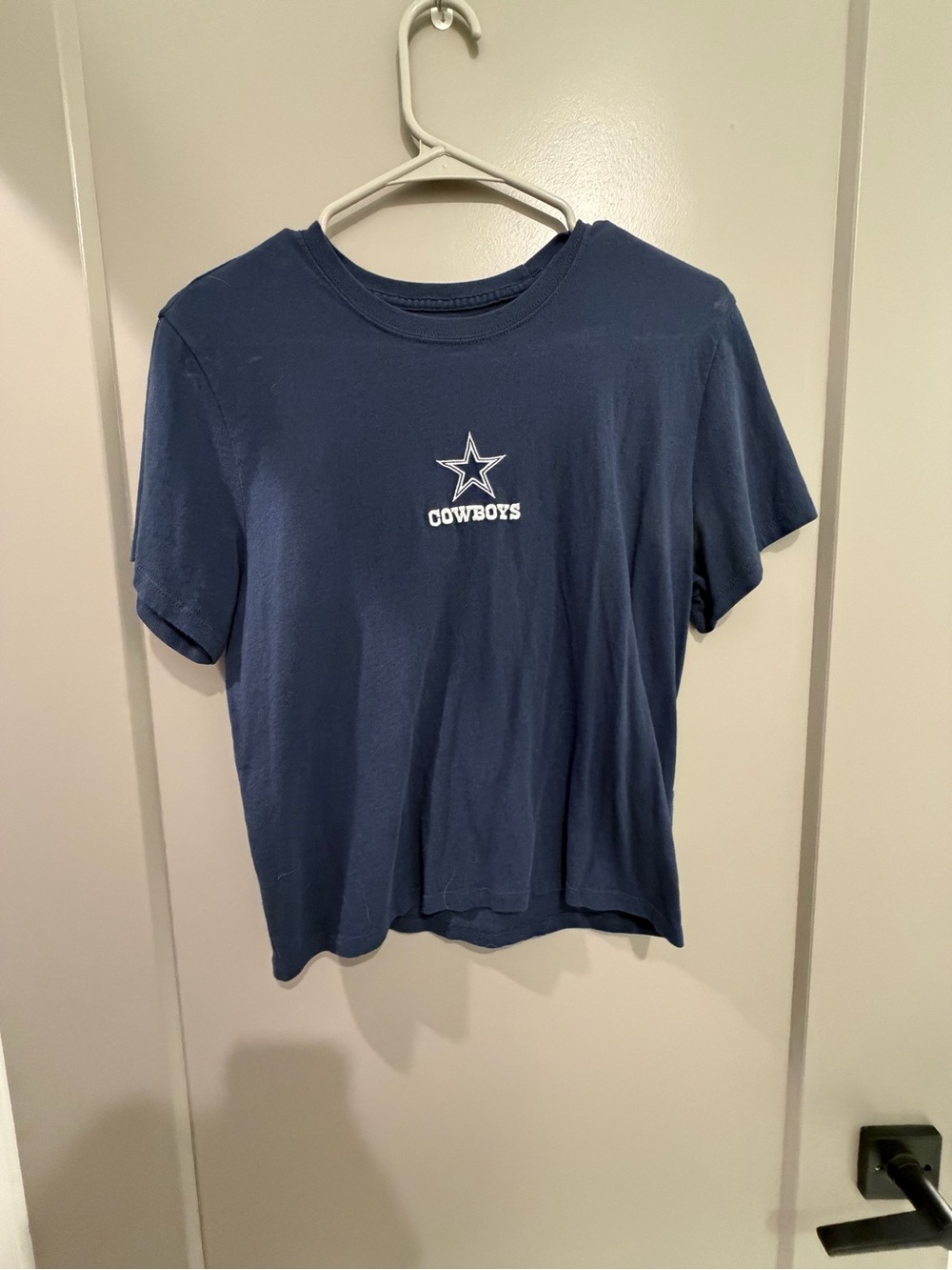 Abercrombie & Fitch Navy Blue Cowboys Crop Top